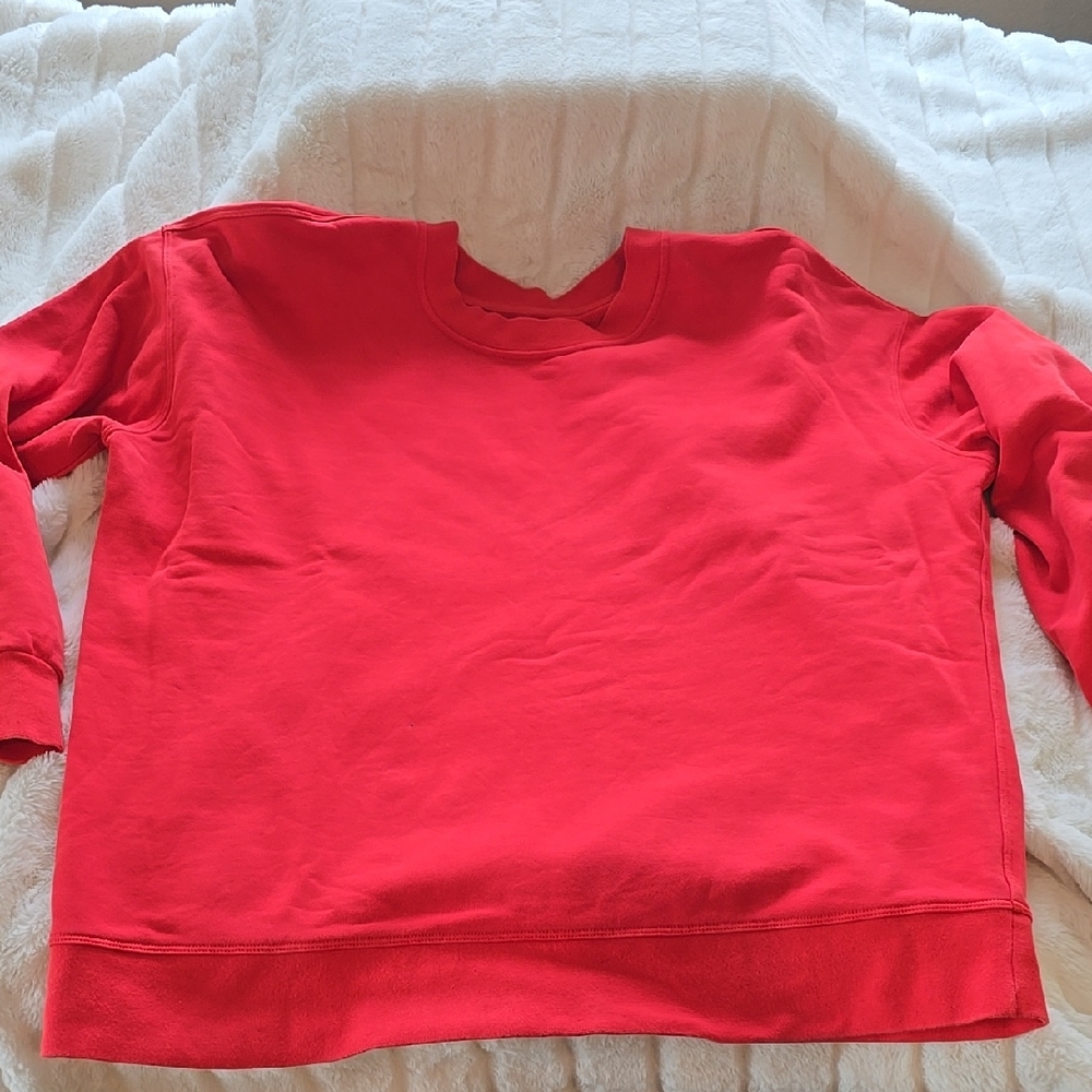 Red Crewneck Sweatshirt